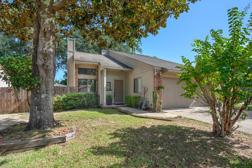 Welcome to this meticulously maintained 3 bedroom, 2 full bath home nestled in the heart of Niceville. Moments away from Ruckel Middle School, Niceville High School, and Eglin AFB. The major systems have been updated Roof (2014), HVAC and Water Heater (both in 2018). As you step inside, you'll immediately notice the care and attention that has gone into every detail of this charming residence.

The interior of the home is a true delight. Fresh paint throughout the house creates a clean and inviting atmosphere. The laminate floors not only add a touch of elegance but also make for easy maintenance.  One can't help but admire the custom crown molding and trim work that adorns the rooms, adding a sense of sophistication and character. Moving to the exterior, the recent paint job gives the home a renewed curb appeal, standing out as a beacon of pride within the neighborhood. The exterior continued maintenance reflects the same level of dedication as the interior, ensuring a cohesive and well-maintained look. The private backyard is where you can unwind and enjoy your own personal retreat. Whether it's hosting gatherings, gardening, or simply basking in the serenity, this backyard offers ample opportunities to create lasting memories. Please reach out to schedule a showing today!