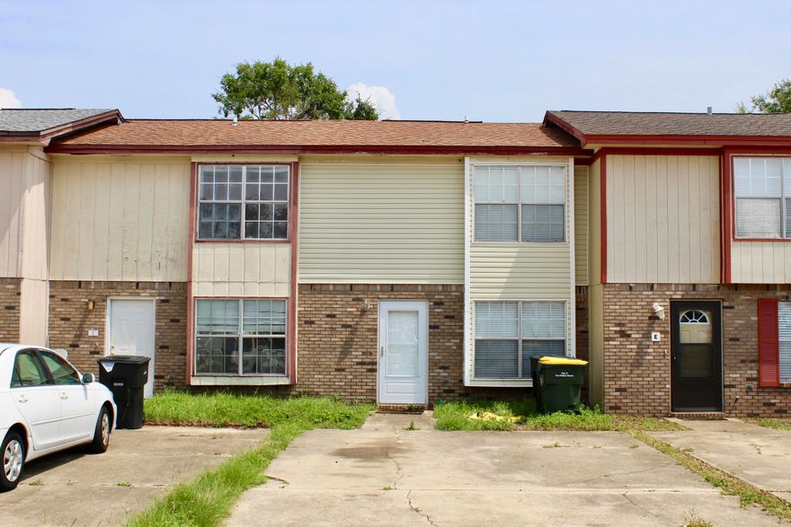 VERY CONVENIENT!!  to everything, School is across the street.  Just Minutes to Hurlburt AFB and Eglin AFB. Two Bedroom and one and a half bath.  Fence in the backyard.  Great starter home or would make an awesome investment. Being sold As Is. With just a little sweat equity you could personalize this townhome. Being Sold As-Is