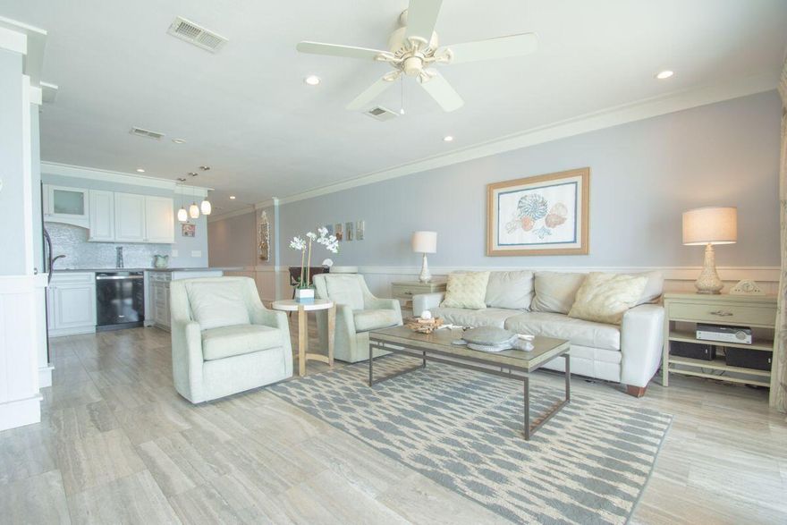 Excellent Rental located in Seagrove Beach Dune Villas Gulf Front one bedroom and one bath.  This is pristine clean and totally renovated with beautiful interior decor'.  You will be amazed at the views and interior finishes, furnishings and already earning great revenue for the owners. This open floor-plan offers Gulf views as soon as you enter the door.  Enjoy their Community Pool, easy bike ride to shops or restaurants, or walk down to Seaside strolling the beach!  This is an excellent opportunity for buyers that wish to own Gulf Front turn key rental already under extraordinary personal management that will agree to keep their bookings for 21-2022, or just own a second home to enjoy!