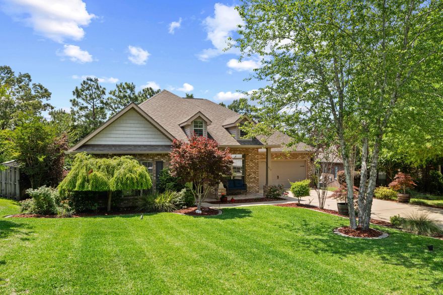 Look no further, this is the ONE! Nestled away on a cozy cul-de-sac corner of the sought after Fox Valley neighborhood of South Crestview. This spacious, move-in ready home offers all of the creature comforts you could need. 
Driving home you will be greeted by a luscious, landscaped yard and picture perfect porch. Inside the front door find a spacious foyer with a formal dining room on one side and a bonus room on the other, perfect for an office or play room. 
Down the hallway leads to a large living room and open kitchen. The expansive kitchen, complete with ample cabinet space, granite countertop room, and convenient pantry, is ideal for the culinary enthusiast. Complete with a breakfast nook and bar seating, the entire living area is perfectly set for family and entertaining. Spacious is not only the theme for the living area, but also the five bedrooms. With a split bedroom floorplan, each room offers privacy for their occupants. The primary suite overlooks the back yard and tree line offering further privacy and a peaceful wake-up scene. In the ensuite bathroom find a large soaking tub, separate shower, dual-vanities, and gigantic closet. There won't be any fighting over space! 
The four additional bedrooms are split into two on either side of the home with a bathroom for each. 
Finally, into the backyard. It features a large back deck overlooking the HOA owned tree line for a guarantee that the view will never change. There is also ample yard space for pups and play with a cozy firepit tucked into the corner. 
The neighborhood of Fox Valley includes a large park and playground as well as consistent community events making you feel right at home. 
Seller's have an Assumable VA loan available at 2.375% for qualified VA Buyers.
The list could go on and on but rather than reading about it, why not schedule a private tour today to see it all for yourself?