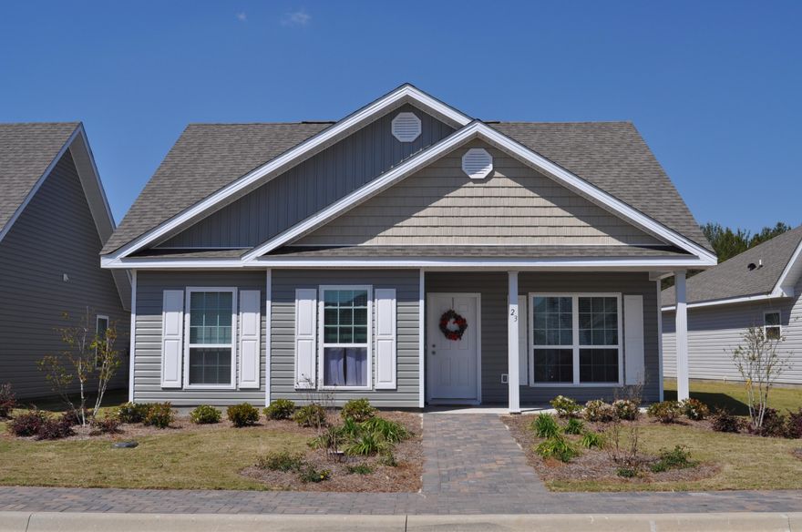 Located in the Schooner Landing neighborhood at Hammock Bay, this home is walking distance to the Hammock Bay amenities center. Interior space includes three bedrooms, two bathrooms, open living area with beautiful laminate wood grain flooring in living and wet areas, and carpet in bedrooms. This is a well laid out floor plan. A two car garage provides security and extra storage. HOA, Garbage, Basic Cable, and lawn maintenance included.