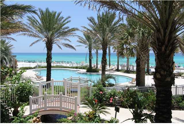 Welcome to the Emerald Coast's Most Exclusive Beachfront Development! Visionary developer, Paul Freeman has created a premier luxury, rental restricted (6mos. or longer) beachfront (89-units in the South Tower I) community in a prime Destin location on Old 98 (near the Silver Sands Outlet Mall area) reflecting nothing less than absolute perfection. #1210 Grand Dunes is the BEST location for sale in the community. Perfectly situated on the 12th floor's private southernmost end corner. This 4br/4ba comes with a bonus media room within its sprawling 3,150sf floorplan facing the Gulf of Mexico and boasts glorious white sand beach and emerald green water views nestled within a beautifully tropical landscaped setting below. You'll appreciate the semi-private high speed elevators that lead
