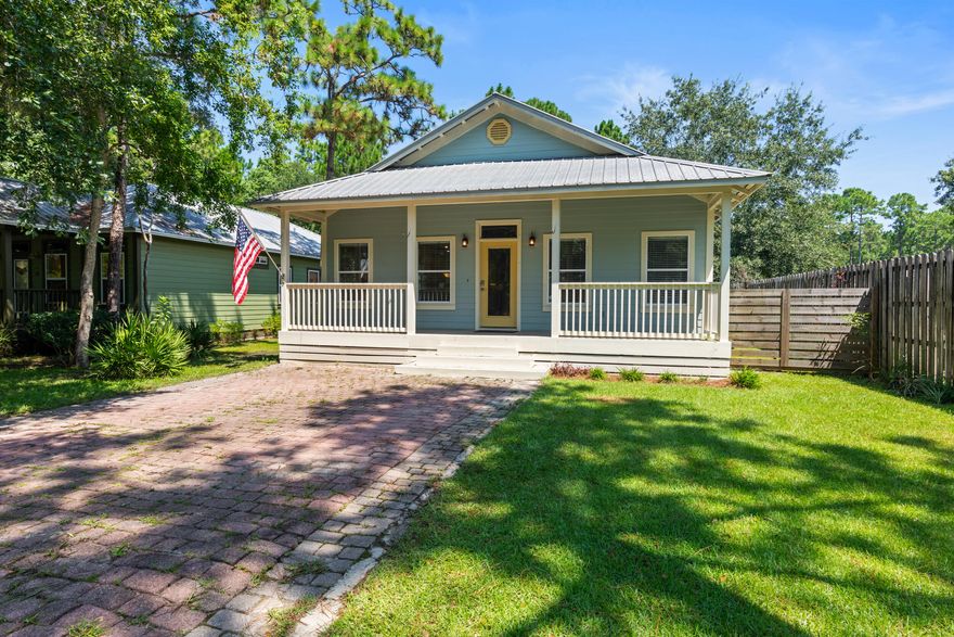 ACCEPTING BEST AND FINAL OFFERS UNTIL 12:00PM, 8/20!  All the benefits of the Point Washington lifestyle are waiting for you at this lovely 3 bedroom, 2 bathroom Florida Cottage-style home in the Magnolia Beach subdivision. Located just one-quarter mile from a public access ramp to Choctawhatchee Bay for kayaking, paddle boarding or fishing. This 1,338-sq.-ft. home is an entertainer's dream, with an open floor plan, a very spacious outdoor deck and a back yard perfect for friends and family to gather, grill out or play a game of corn hole. The kitchen boasts stainless steel appliances and an open feel making it easy to visit with those relaxing in the living area. This home is a porch lovers dream!