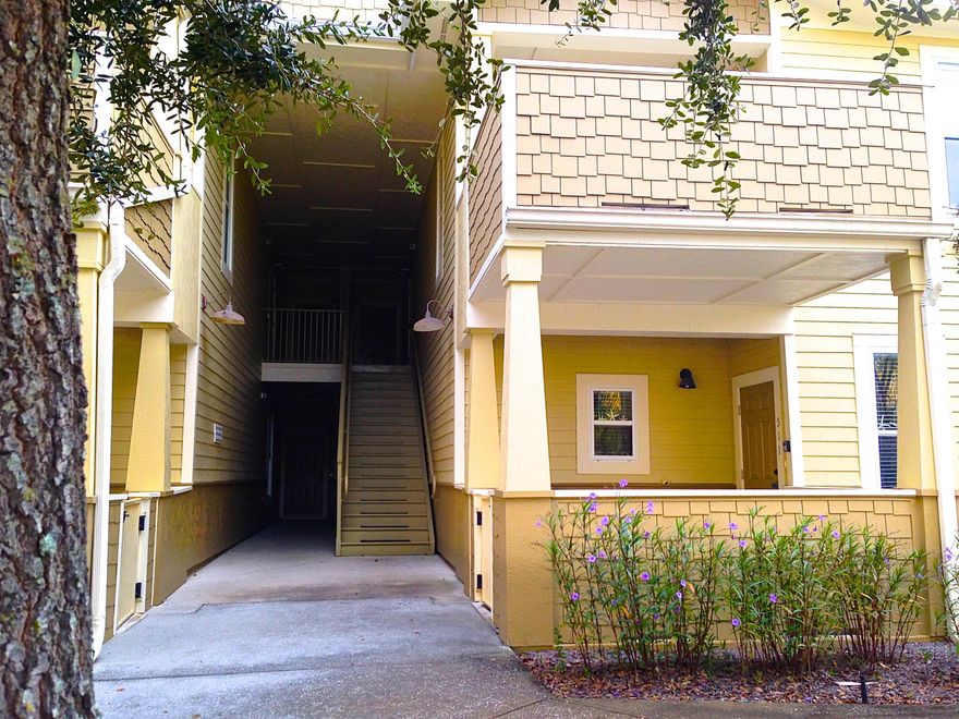 Seller Motivated! Located near Butler Elem, 30A, Shopping & the beach. Projected income 18-22kyr. short term. This complex is well cared for & appealing. This darling unit is on the second floor, near the pool but not directly on it so you won't be bothered by the sounds of swimmers. Tile flooring in main living areas for easy care/clean up, Carpet in bedrooms. Granite in the kitchen, baths & built in desk in the Master bedroom. Comfortable floor plan makes good use of the 900+ square foot space. Relax on the balcony overlooking the State Nature Preserve & you can even step down your own private steps to access the greenbelt & pool area around the corner. What a great place to live! Complex has only 64 units, only 2 floors, NO Flood Ins req. Affordable yet Classy! Pet Friendl