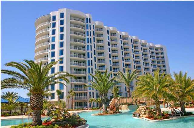 This 10th floor 2 bedroom, 2 bath condo offers East views over Henderson State Park to the Gulf Of Mexico. Enjoy the shaded spacious balcony and avoid the heat of the afternoon while taking in the courtyard and pool views. Completely furnished and ready to enjoy as a permanent residence, a second home or vacation rental, the condo features a fully equipped kitchen with granite counters, breakfast bar and custom cabinets. The large master bedroom has an en suite bathroom with granite vanity and the guest bedroom offers flexible sleeping with a bunk and trundle bed. Enjoy all the amenities The Palms has to offer including tennis and basketball courts, pool, spa fitness center and the Brick and Spoon Bar and Grill.