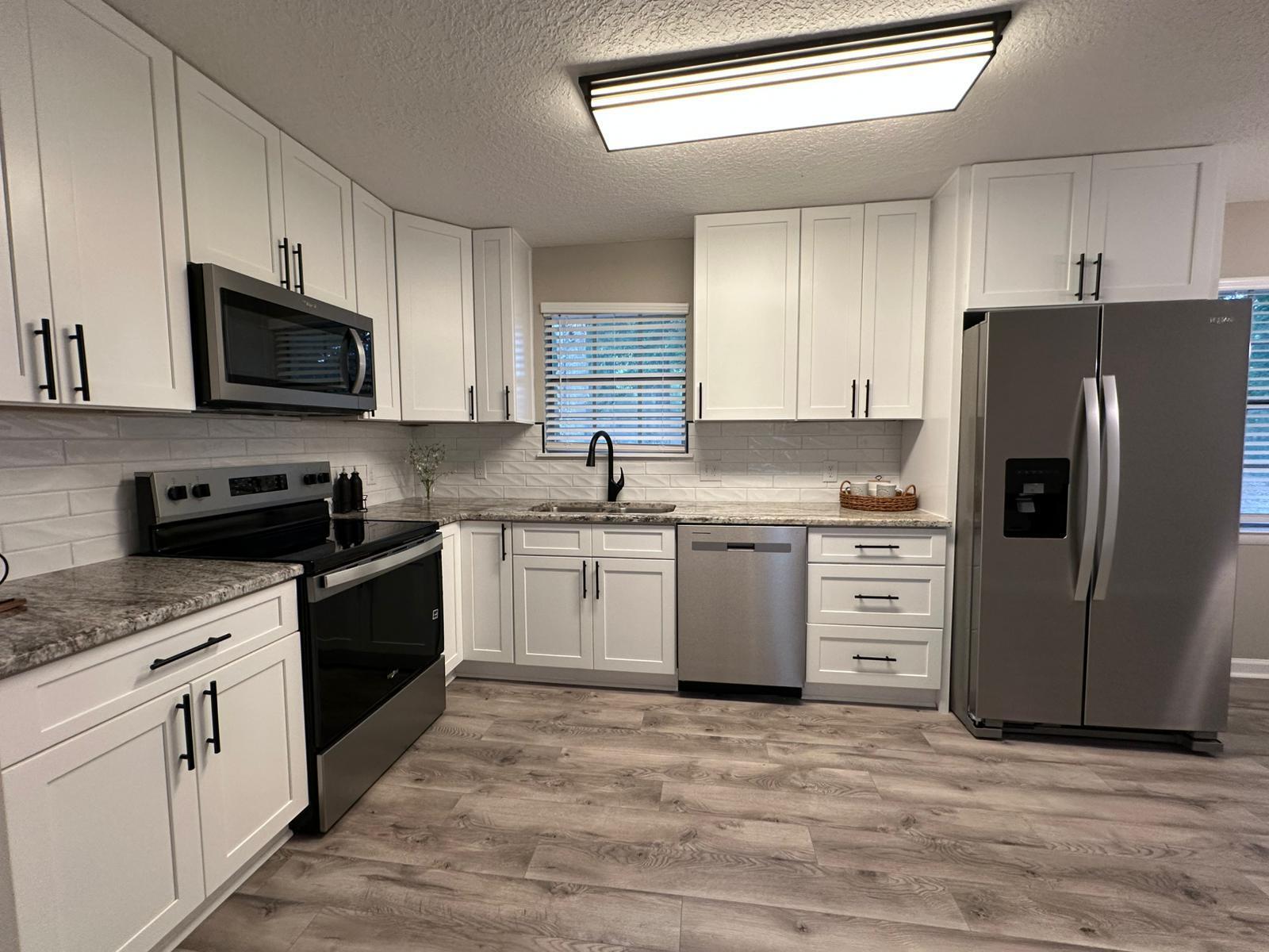 .Fully Renovated Home - Move-In Ready!This stunning home has been 100% redone, featuring top-to-bottom upgrades! 🏡 New Trusses & Roof - Built for lasting durability. ⚡ New Electrical Rewire - Modern and safe. ❄ New Central Heating & Air - Comfort all year round. 🍽 Brand-New Kitchen & Bath - Stylish and updated! 🛠 New Floors, Fans & Lights - Fresh, modern finishes. 🚿 New Hot Water Heater - Reliable and efficient.💰 $145K Invested in Renovations!Don't miss this rare opportunity for a completely refreshed home--ready for its next owner!