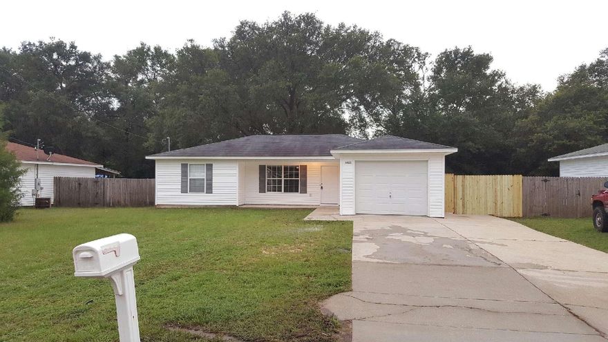 Vacant. Good condition. Painted and cleaned. Fenced. 40x18 work shed detached.