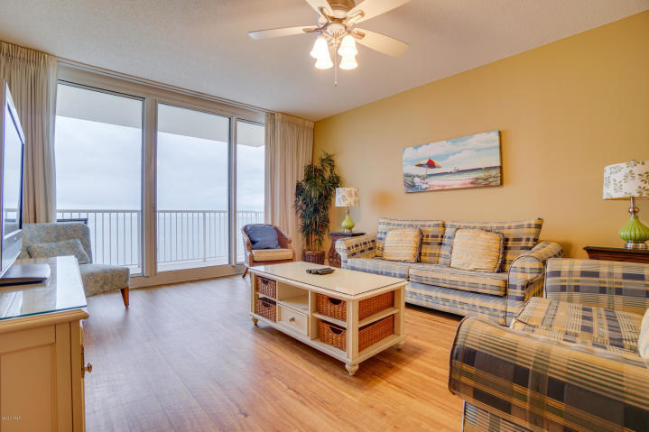 CORNER UNIT LOCATION! Beautifully decorated 1535sq.ft 3Br/2Ba 20th floor corner unit in good condition. Upgraded hard surface flooring throughout. Master bedroom and living/dining area are gulf front. Separate glass shower, whirlpool tub, doubly vanity and separate dressing area. Living area and master bedroom open up to gulf front balcony. 2nd bedroom has private balcony. 3rd bedroom is currently being used as a bunk room but could accommodate a queen sized bed. Prime floor for rental/resale. A great little weekend getaway or a wonderful investment opportunity. Call today for a showing! EXCELLENT RENTAL INCOME POTENTIAL.