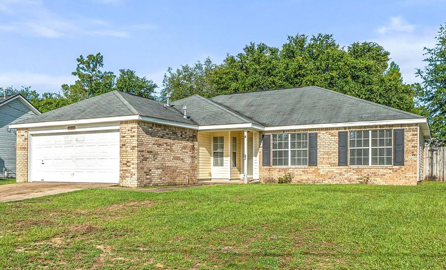 Look no further, you've finally found a great 4 Bedroom home in South Crestview, with lower County taxes (millage rate at nearly half of what City taxes are)!! Great location, great neighbors!! Quick commute to all bases, Niceville, FWB and Destin. No carpet, all durable tile flooring! Fresh new paint throughout the home and goregous new backsplash in the kitchen. New HVAC in 2015. New Wi-Fi Garage Door Opener. Shed in back yard. This split bedroom floorplan and above-ground pool are ready for your hot summer days and ohhh, the summer nights! Seller to pay buyer's Lender Fees & Appraisal with preferred lender, Khader Daoud, AAA Mortgage of NWFL (excludes prepaids and escrows). So, give your favorite Realtor a call and schedule your showing, ASAP!!