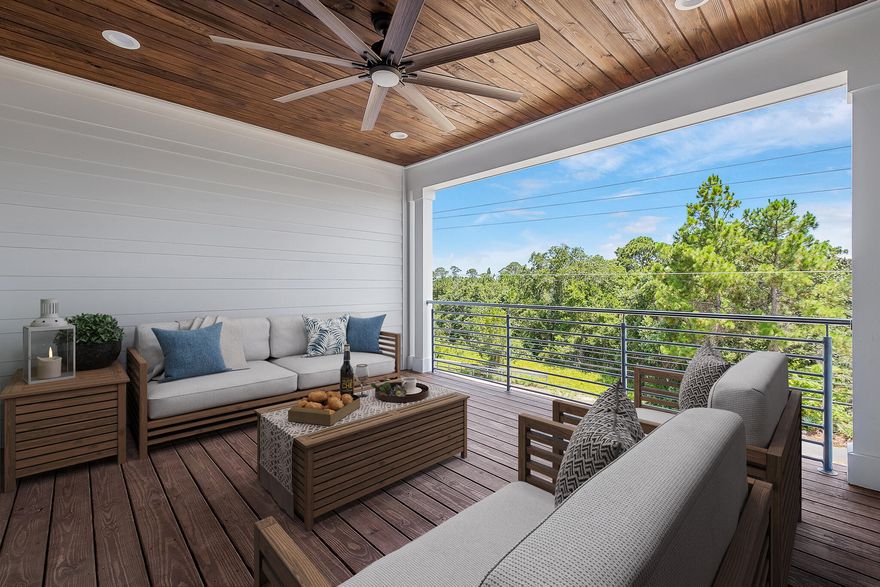 Welcome to the epitome of coastal living! This newly finished construction townhome is a gem nestled within a small boutique community of just 7 units. Boasting 3 spacious bedrooms, 3 and 1/2 baths, additional bunk room area and 1,935 square feet of heated/cooled living space, this residence offers a perfect blend of style and functionality. Inside, you'll be greeted by beautiful hardwood flooring, sleek quartz countertops, and charming wood accent walls that create an inviting atmosphere. The highlight of this home is the covered 3rd-floor outdoor living area, where you can unwind while taking in the serene surroundings. Situated in the tranquil Blue Mountain Beach area, this property offers a respite from the crowds, yet it's conveniently close to Gulf Place,