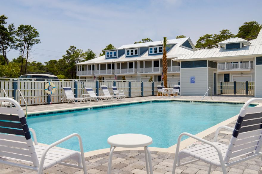 New complex in heart of Seagrove/Eastern Lake area. The stylish town homes have beautiful finishes, garage parking, nice decks, and access to neighborhood pool.  Great rental property, 2nd home or full time residence.