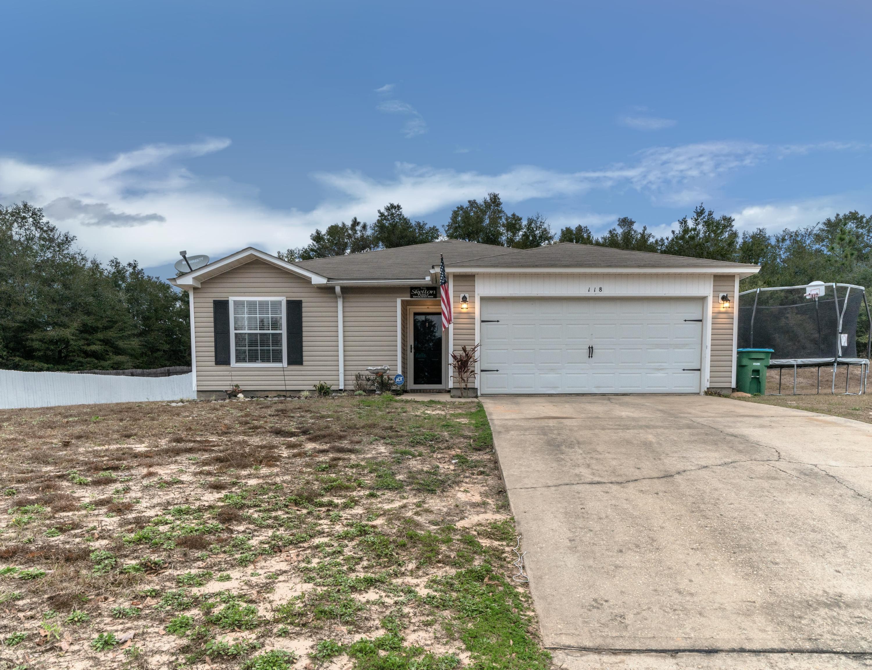 Great 4 bedroom 2 bathroom home in Crestview! Well maintained, featuring stainless steel appliances, updated fixtures, well sized pantry, large walk in closet, and a two car garage! The home also has a large backyard overlooking the woods. Schedule a showing today!