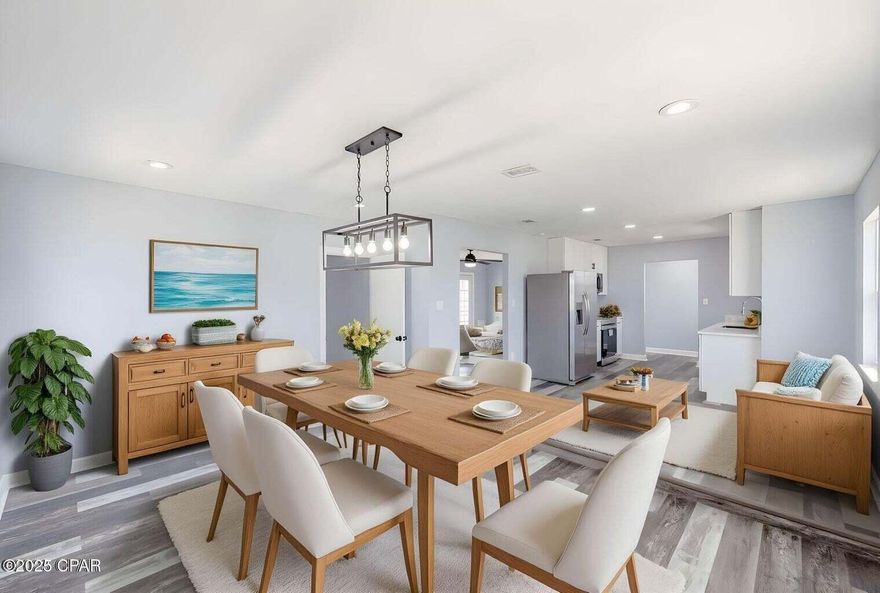 BEST 4BR OPPORTUNITY IN LYNN HAVEN! Rarely do you find a 4-bedroom home under $300K in this prime location. Situated on a desirable corner lot with no HOA, this recently renovated gem offers freedom, value, and style. Enjoy 1,767 sq ft of living space on a 0.21-acre lot with upgrades throughout--LVP flooring, granite counters, stainless steel appliances, modern fixtures, and fresh paint. Classic brick/siding exterior and a spacious backyard with a storage shed. Located in Pine Forest Estates near top schools, Walmart, dining, and FL-77. Don't miss this one--schedule your private tour today! Home is occupied--please allow time for showings.
