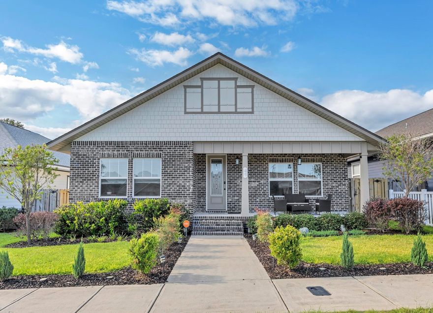 MOVE IN SPECIAL- $500 of 1st month's rent! 3bed/2.5bth custom home. Covered porch, 10 Ft. ceilings w/crown molding, LVP flooring throughout home, tile in the Master Bath, &  rear facing Garage. Chef's kitchen boasts custom painted Ivory cabinetry, granite countertops, large pantry, & stainless appliances (including an oversized commercial grade refrigerator/ freezer). Bedrooms 1 & 2 are located at front of the home. The Master Suite is in rear of home has 2 large walk-in closets, a marble walk-in shower with glass enclosure, a whirlpool garden tub, & a double vanity. Covered porch. Breezeway from the garage area connects to the the rear porch. NO smoking; cats/small dog allowed upon approval with a non-refundable fee. 600 minimum FICO credit score required in addition to meeting criter