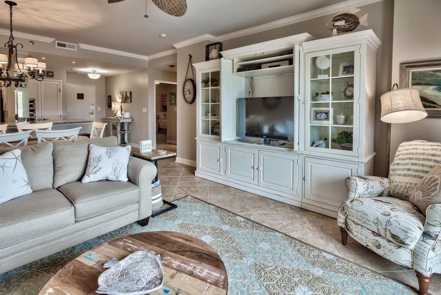 The most amazing FULLY UPDATED - FULLY FURNISHED 3 bedroom/3 bathroom unit at Tops'l Summit. This end unit (09) is right above the Summit pool (easy to watch kids or grand kids) and offers views of the Gulf, Coffeen Nature Preserve and Topsail Hill Park. The entire unit has recently been repainted, popcorn removed, new vanities with granite tops, new plumbing, mirrors, lighting and drapes. Many of the furniture pieces are also new. The look is 2017, dressed in taupes, linens and oatmeals. The spacious floor plan, with a one bedroom lockout, allows for rentals as a 1,2 or 3 bedroom - two gulf view masters, each with a private balcony. Tops'l Beach and Racquet Resort is an award winning gated community spanning 52 acres with 3 pools, a state of the art workout facility, 12 Rubico tennis