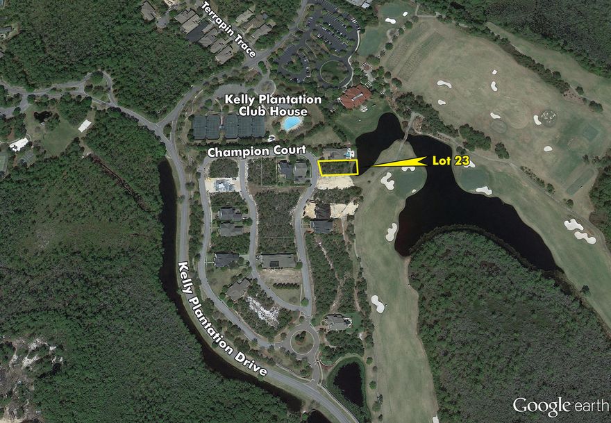 FEMA LOMA! Former HOUSE PLANS uploaded to this listing.  Spectacular homesite located in the Plantation Place neighborhood of Kelly Plantation! This lot is conveniently located in proximity to Kelly Plantation's golf, tennis, and fitness clubhouses, also offering dining. Plantation Place is conveniently located near the main gated entrance to Kelly Plantation.  This lot fronts the golf course, yielding exceptional views across perfectly manicured greens.