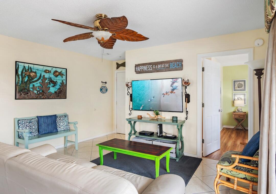 WHAT A DEAL!!! NEW HVAC INSTALLED IN AUGUST 2025. Beach access a short distance & across the street from Big Kahunas. Great central Destin location that provides entertainment & white sand beaches without getting back in your car. Directly behind Blaylock's Fish Market and close to several restaurants. Once you discover this gem, you will want to make it yours! Fully furnished & rental ready with beach decor that you will be proud to call your own. Additional luxuries include:Amazing Community Pool and deeded/gated beach access.ll information to be verified by Purchaser.