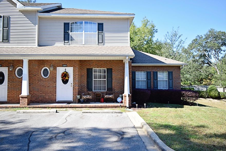 This beautiful 3 bedroom, 2 and a half bath end unit town home is large enough for your family! Downstairs master and two bedrooms plus full bath upstairs. Kitchen has lots of storage and and stainless steel appliances and granite counter tops! Washer and dryer in the unit if you need one. Living area downstairs has neutral tile flooring. Bedrooms have brand new carpet!! Downstairs master has a large walk in closet, double vanity, and walk in shower. End unit so there's a small grass area for kids to play as you watch them from the sitting area of the front porch. Owner will consider a pet that is spayed or neutered and fully housebroken and at least a year old. Association takes care of yard maintenance and owner pays for interior pest control. Available October 28 for $1499/month.