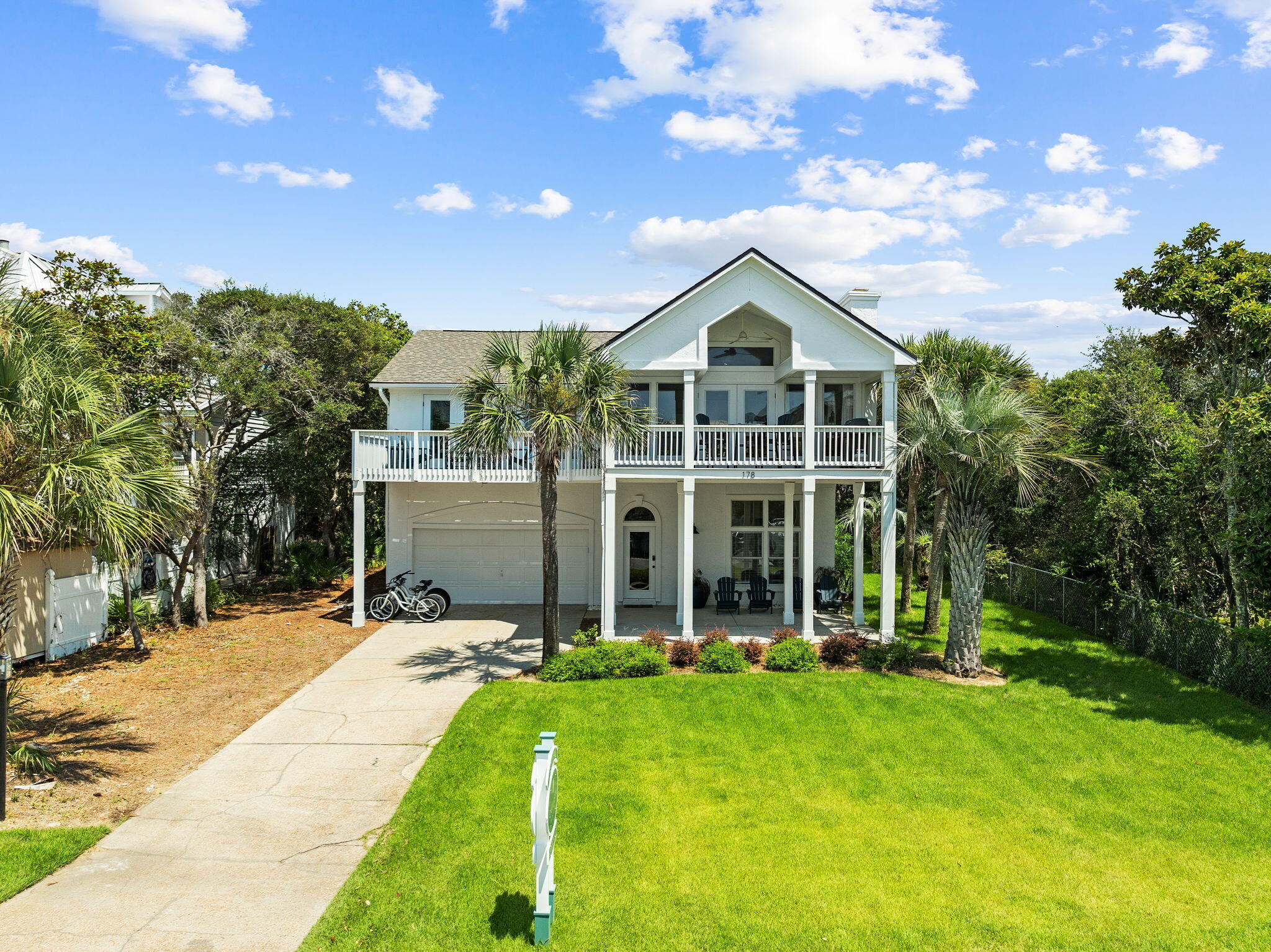 Welcome to your beachside haven, perfectly situated just steps from the pristine Gulf waters and sugar-white sands. This beautiful, newly remodeled home sits just one back from the Gulf and across from deeded beach access, ensuring endless days of relaxation by the water. Located within the exclusive gated community of Camp Creek Lake, this home offers a rare combination of peaceful living with private roads, two Gulf-front boardwalks, and access to a dock on stunning Camp Creek Lake--a rare Coastal Dune Lake found in only a few places around the world.The open floor plan is ideal for entertaining and gathering, with a spacious living, dining, and kitchen area designed for comfort. The second-floor master suite features a private balcony, where you can savor incredible sunrises and sunsets over the Gulf.

The expansive lot offers endless potential, whether you're looking to expand the home, add a pool, or elevate your living space. Whether it's a full-time residence, a vacation getaway, or a rental investment, this home offers versatile opportunities.

With nearby access to the best of 30-A, including the vibrant communities of Rosemary Beach, Alys Beach, and WaterColor, you're just minutes from boutique shopping, dining, and year-round entertainment. Experience coastal living at its finest where every day feels like a vacation.