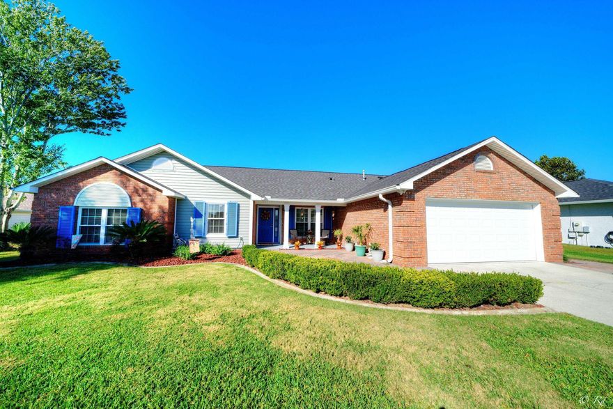 Beautiful 4 bedroom 2 bath brick POOL home in the quiet desirable neighborhood of Northshore. Kitchen contains customized cabinets, recessed lights, quartz countertops, Samsung appliances, customized pantry, and Kohler top mount stainless steel sink. Custom closets throughout the house. Bonus room for office, game room, or separate seating area. Open floor plan for dining, living, and kitchen area that lead to a breathtaking backyard including pool, screened in pool/ patio area, beautiful landscape, 7'7' new shed, and 8' vinyl privacy fence. Garage contains new Truelock diamond Plate flooring. Home is set up on a Coleman 5500watt generator backup and is equipped with hurricane shutters and new CHI overhead garage door.