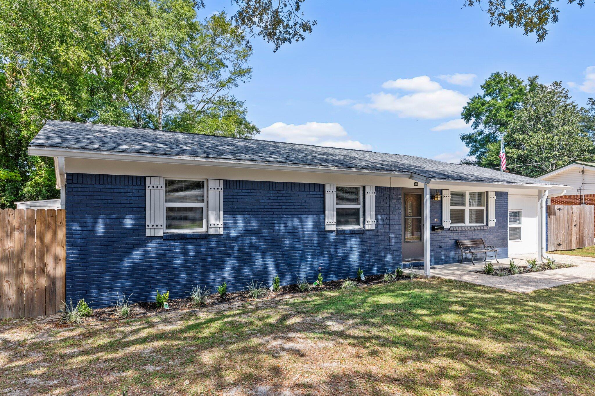 Welcome to this recently updated 3 bedroom, 2 bathroom brick home in Niceville.This charming house features LVP floors, stainless appliances, and spacious bedrooms. The primary bathroom walk-in shower adds a touch of luxury to your daily routine. With a central location, this home is conveniently situated near shopping, dining, and entertainment options. A large back yard perfect for outdoor activities and entertaining is highlighted by the outdoor storage shed. Don't miss out on the opportunity to make this house your new home!