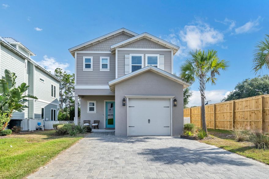 ATTENTION INVESTORS! Over $91k of rental potential! Experience the ultimate blend of seaside charm and modern sophistication in this stunning Miramar Beach residence. Just a short stroll to the sugar-white sands of the Gulf, this home offers the perfect retreat for beach lovers with the added benefit of deeded beach access.The interior boasts an open-concept design with soaring ceilings that enhance the sense of space and natural light. The expansive living area flows seamlessly into a delightful kitchen and dining space, ideal for entertaining. The kitchen is a chef's dream, featuring stainless steel appliances, custom cabinetry, and granite countertops, combining both functionality and style. This home offers four beautifully appointed bedrooms, each designed to provide a serene escape with tasteful finishes throughout.
Experience the ultimate blend of seaside charm and modern sophistication in this stunning Miramar Beach residence. Just a short stroll to the sugar-white sands of the Gulf, this home offers the perfect retreat for beach lovers with the added benefit of deeded beach access.

The interior boasts an open-concept design with soaring ceilings that The three spa-inspired bathrooms showcase premium fixtures and thoughtful design, adding a touch of luxury to everyday living.

As part of the exclusive Villas of Frangista community, you'll enjoy access to a private pool and a tranquil neighborhood atmosphere. With strong rental potential, this property is not only a dream getaway but also a smart investment in the thriving vacation rental market.

Don't miss this rare opportunity to own a piece of paradise in the highly sought-after Miramar Beach area. Schedule your private showing today!