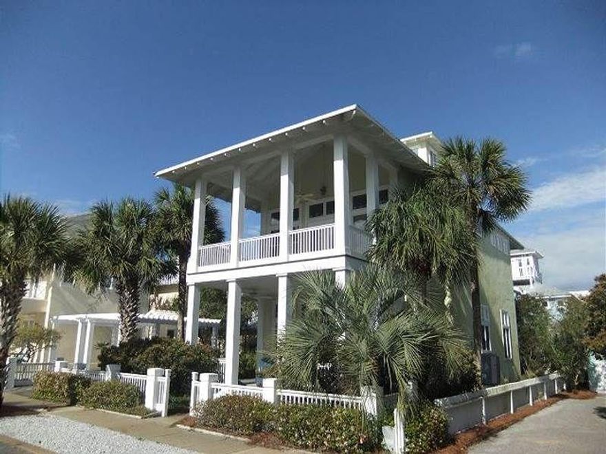 ''Grits Carlton'' is a wonderful beach house located approximately 50 yards from the beach access. It has two large bedrooms on the second floor, along with a ''climb up'' kiddie area within the bedroom facing Duncecrest Lane. From the third floor tower, there are panoramic views of the Gulf, surrounding lakes and downtown Carillon. There are approximately 783 square feet of porches and decks. The home is being sold furnished with some owner exclusions.