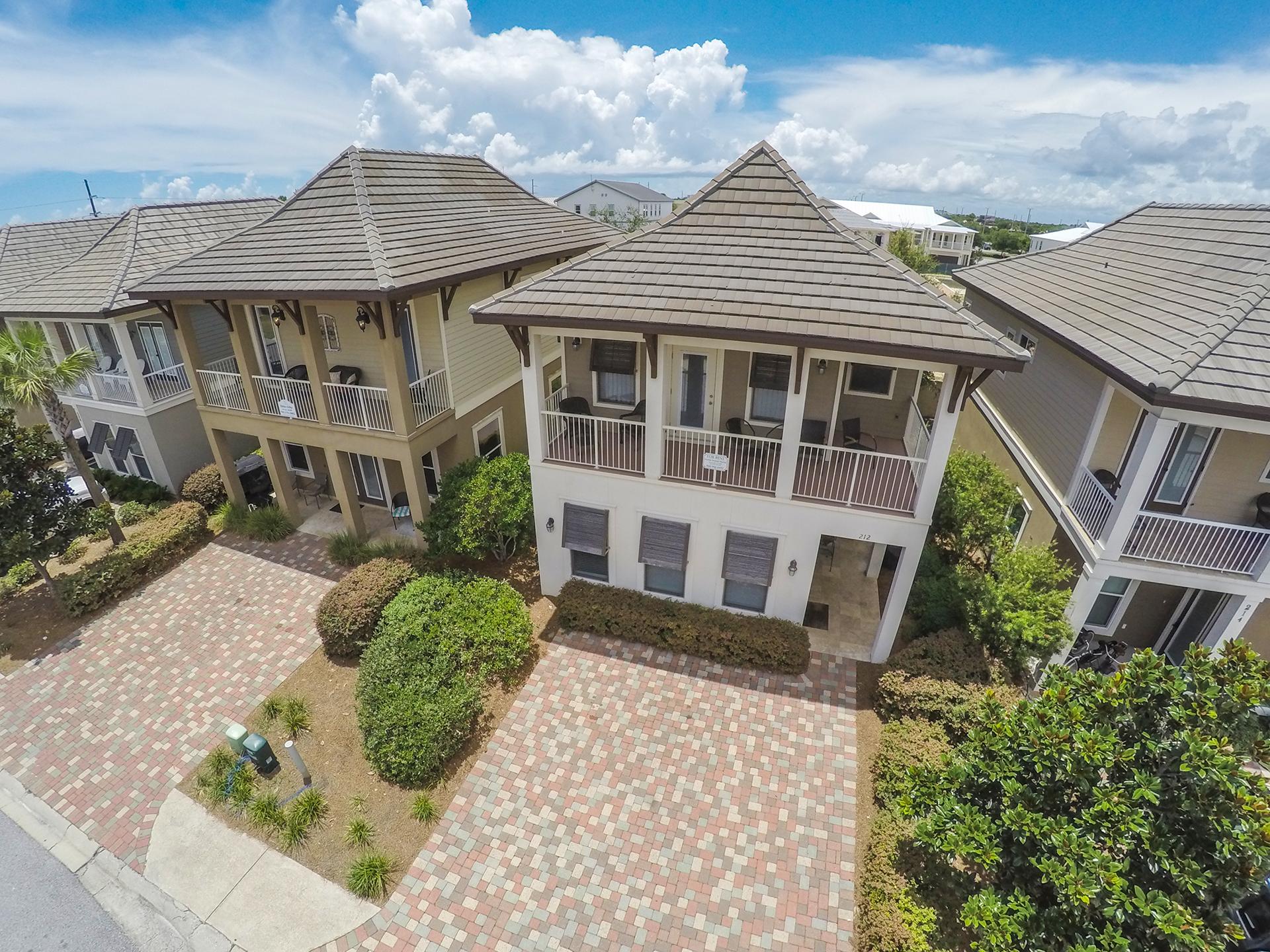 This gorgeous 4 bedroom, 3.5 bath home is located in the gated community of Villages of Crystal Beach, one of the most desirable neighborhoods in the heart of Destin, First floor you have the living area, dining area and kitchen. Along with a guest bedroom and half bath on the 1st floor. The 2nd floor has 3 bedrooms upstairs including the Master suite. The home is only a short walking distance from one of the world's most beautiful beaches! This home can sleep up to 10 comfortably. Great investment opportunity, or a great neighborhood to call home! This community has a gorgeous community pool. It's located right across the street from the Destin Commons and Whole Foods grocery. Many other stores located just steps away. Home is grossing around 45k to 50k. Home sold fully furnished.