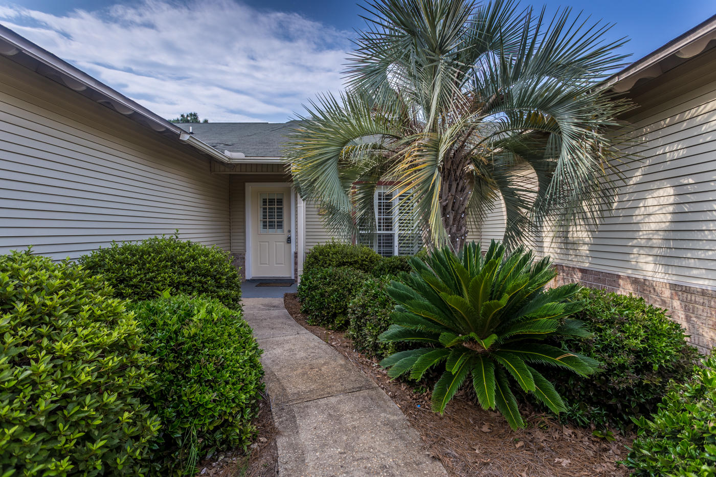 Call quickly, this will not last! Newly remodeled, cozy condo in a much desired community, Escada. This beautiful home features many upgrades, including quartz countertops, flat top stove, crown molding and plantation shutters throughout. Quiet community with a pool. The neighborhood has a well-maintained nature trail that is accessible from the back yard. Just a walk to the Nationally recognized Butler Elementary School. The home is close to the beaches of South Walton, dining, entertainment, shopping, hospital and more! This will not stay available for long! Call today to see.1 year lease, background and credit check to be approved.
