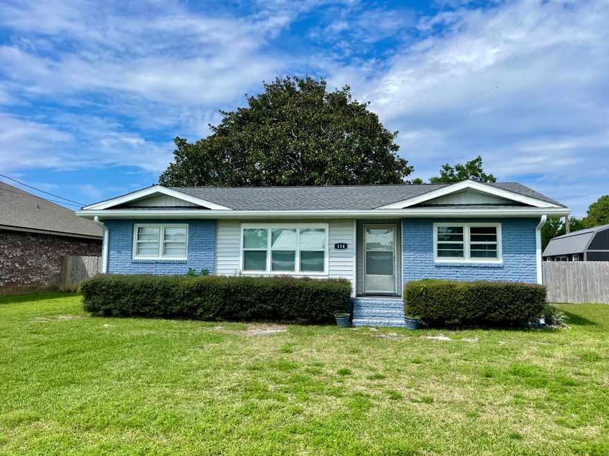 Cute Cottage-Style home on a big lot a few minutes from beautiful Navarre Beach! Freshly painted exterior and many updates throughout the home. Sunroom overlooks a large backyard with shade trees, fruit trees, a huge shed, gazebo, deck, aviary, and raised garden beds. Newer kitchen appliances and a washer/dryer convey with this property. Roof only three years young. Home is in an established neighborhood with a mixture of older and newer homes along with new construction. At this price point, it won't last long!