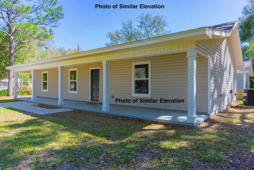 Beautiful new construction home situated on a corner lot. This cottage home offers a 300 square foot front porch over looking the front yard. Inside you'll luxury vinyl plank flooring through out. The large living room will allow for oversize furniture. The kitchen has custom wood cabinetry, pantry, energy star rated stainless steel appliances and is open to the dining area. Large laundry room off the kitchen. Other features, LED lighting through out and ceiling fans in the Living room and all three bedrooms. The exterior will feature a brick front and the rest of the sides will be low maintenance vinyl.