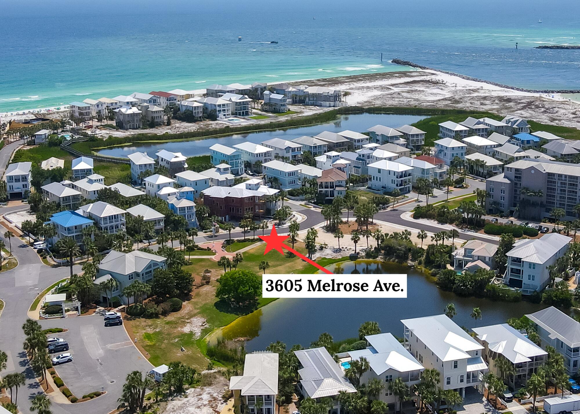 Don't miss out on this amazing opportunity to purchase a lot in the gated beach resort of Destin Pointe! This property is just a short walk or golf cart ride to the Beach and the jetties which separate the Gulf from the East Pass and offer amazing snorkeling and fishing. In Destin Pointe, owners get two separate beach experiences to enjoy along with wonderful neighborhood amenities including a brand-new pool elevated 14ft overlooking the beach. Stop dreaming and start building the beach house you've always dreamed of! Destin Pointe is the quintessential charming beach village we all picture in our head when we think about coastal living. With streets lined in white picket fences, beautiful beach architecture, sugar white sand & salt air, there is no better place to live on the Emerald Coast. This private one-of-a-kind community is uniquely positioned right in the middle of three spectacular waterways, the Gulf, the East Pass & the Destin Harbor. Whether you want a quiet day at the beach, snorkeling along the jetties, or a showcase of sunsets and fireworks, Destin Pointe has it all. The community has several amenities to include; three community swimming pools, a beach pavilion, tennis courts, and more than 3,000 feet of sugar-white sandy beaches.