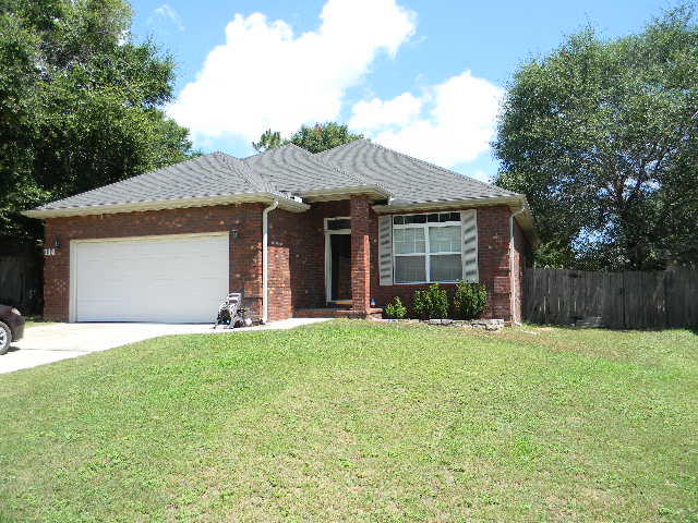 CHECK OUT THIS 3BR/2B, ALL BRICK HOME!! Located in a small, quiet & friendly neighborhood. Open floor plan features, laminate flooring in family room, hall & 1 bedroom. Tile in kitchen, laundry & baths. Kitchen boasts breakfast bar, pantry & stainless appliances. Refrigerator & dishwasher both replaced in 2015! Crown molding in the open area adds the finishing touch! Master suite has walk-in closet in bedroom & bath has double sink, soaker tub & separate shower. Outside you will find privacy fenced back yard and deck. THERE'S MORE...SO MAKE YOUR APPOINTMENT TODAY!!