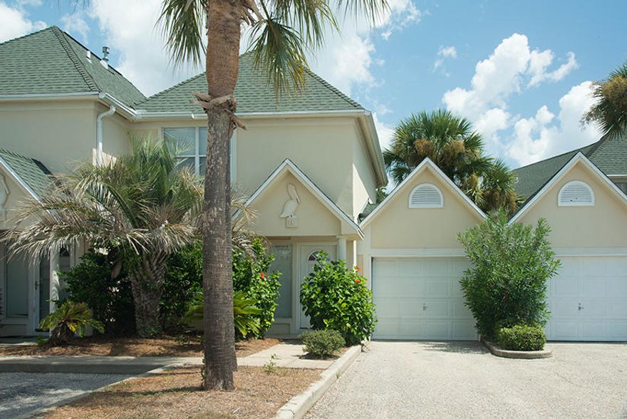 Perfect Location in downtown Destin! Close to beaches, shopping and restuarants! Very spacious 2 bedroom, 2 and 1/2 bathroom unit with a one car garage! Each bedroom has a private bath and a 1/2 bath downstairs for guests. There is a pool in the complex as well. Yard maintenance provided by the association. Small pet may be considered with owner approval and payment of a non-refundable pet fee. No smoking inside the home or garage.