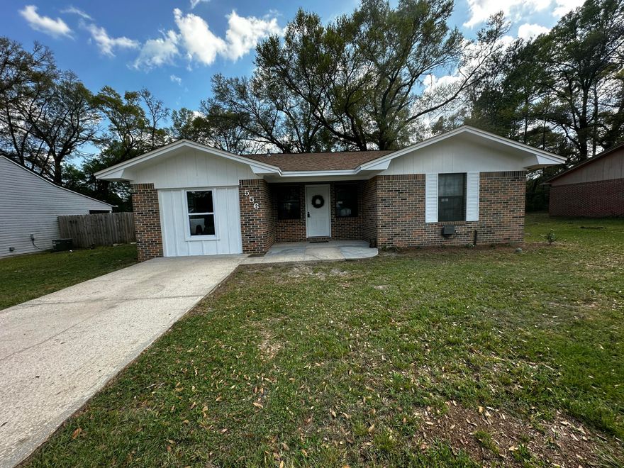 This charming brick ranch-style home is a perfect find for first-time buyers or anyone looking to downsize into a manageable single-story layout. Centrally located in the heart of Crestview, the property offers an incredible location with quick access to local shopping, dining, and the main transit corridors of Highway 85 and Highway 90.The home features four comfortable bedrooms and two full bathrooms, providing plenty of space for a growing family or a home office. Situated on a generous lot, the property includes a fully fenced-in backyard that offers privacy and a secure area for outdoor activities. Its classic design and sturdy brick exterior make it a solid choice for those seeking a move-in-ready home.Photos coming soon!