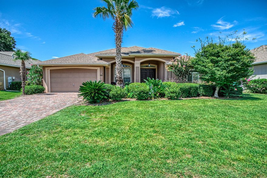 Rare find! Beautiful home in Chardonnay Estates has barely been touched and is in the most pristine condition. If you're looking for move in ready, this is it. Owner has meticulously maintained this home like you have rarely seen. Front driveway and full walkway into the home features custom brick paver work. The over-sized entry doors are simply majestic! Once inside the home you will see absolutely nothing out of order. Very light, plush carpet has been carefully cared for. Updated lighting fixtures throughout the home feature Edison bulbs and are simply perfect for the home. There are many different ways to configure the home's lighting to include dimmer switches on many of the lights as well as different zones to make the home have the ambiance you desire. The window coverings include