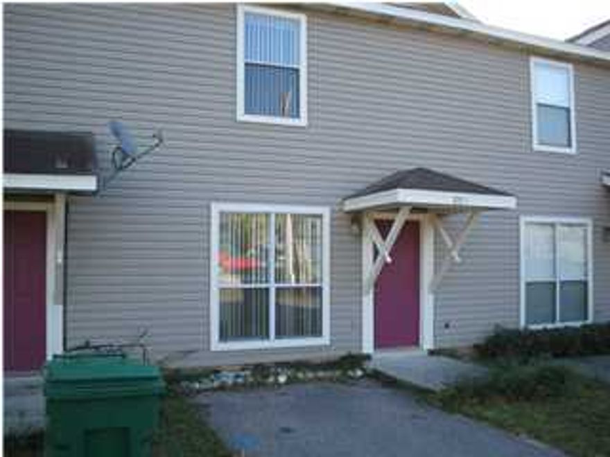 Nice townhome that backs up to Choctaw High School. Spacious unit with plenty of natural light. Ceramic tile flooring in living room, dining area and kitchen. Both bedrooms on 2nd floor have carpet. Small dog or cat allowed with non-ref pet fee. Available August 11.