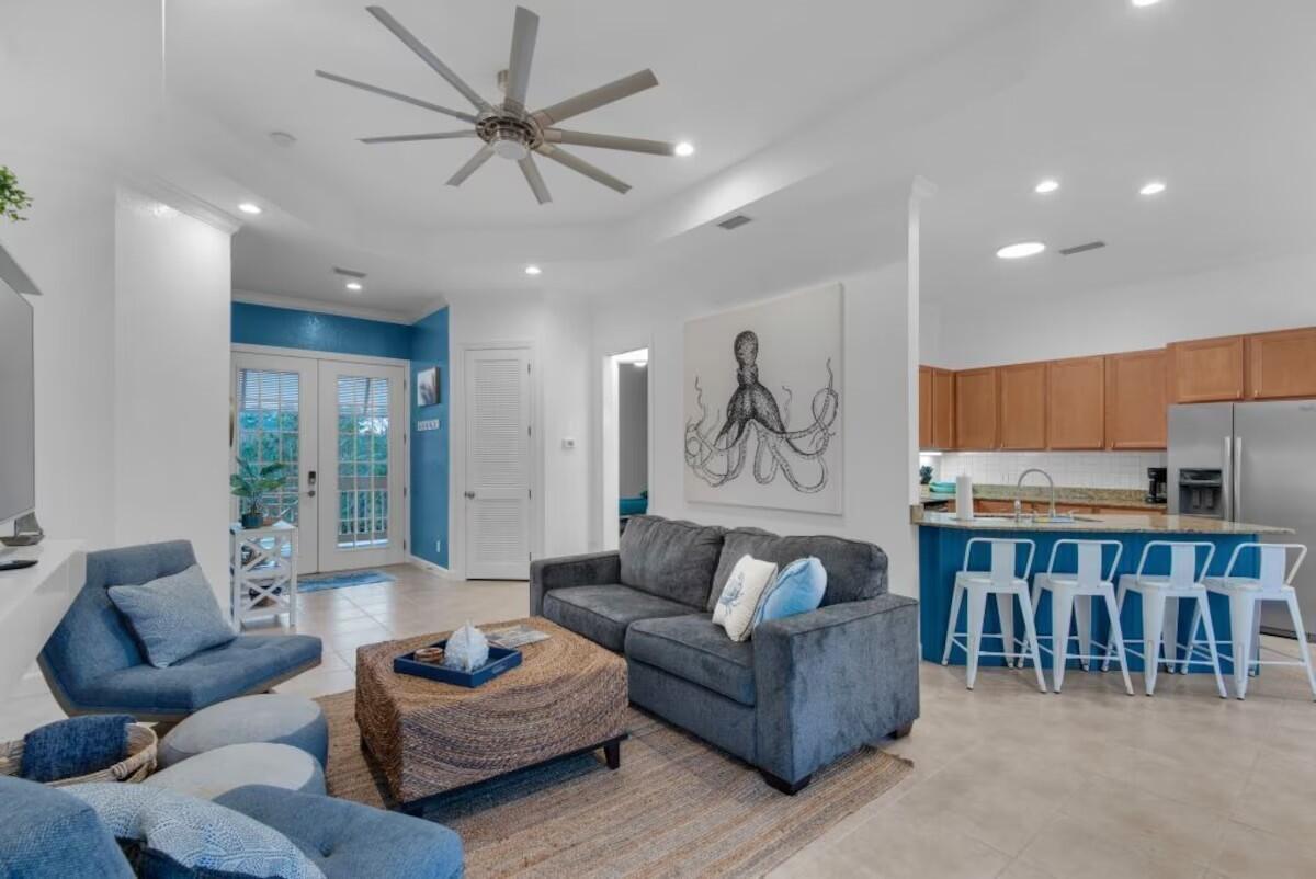 Introducing a rare opportunity to own a stunning three-bedroom, three-bathroom Creek-front condo (the only Property on the resort currently under $650k) in the highly sought-after Crystal Cove community, within the prestigious Sandestin Golf and Beach Resort. This exceptional condo boasts an open floor plan with tranquil views of the creek and foliage from the main living area, kitchen, dining and the master bedroom creating a serene, picturesque living environment.
Sandestin Golf and Beach Resort offers a luxurious lifestyle with beautiful white sand beaches and pristine bayfront, four championship golf courses, 15 world-class tennis courts, a 226-slip marina, a state-of-the-art fitness center, a spa, and dining experiences with celebrity chefs.
Priced competitively, this condo is the best value for a three-bedroom in Sandestin Resort. Whether you're seeking a lucrative rental investment, a second home, or a primary residence, this property delivers on all fronts, with rental projections ranging from $46,000 to $63,000 annually, and a history behind it.
Enjoy the convenience of accessing The Village of Baytowne Wharf, Grand Boulevard, and Baytowne by golf cart, walking, or bicycle, where shopping, dining, and entertainment await. Plus, the private beach is easily accessible via the resort's exclusive tunnel under Highway 98.
Residents also have year-round access to The Phil Hummel Aquatic Center, with its heated pool, and the Linkside Pool. Don't miss out on this rare chance to own a piece of paradise in Sandestin's Crystal Cove community!