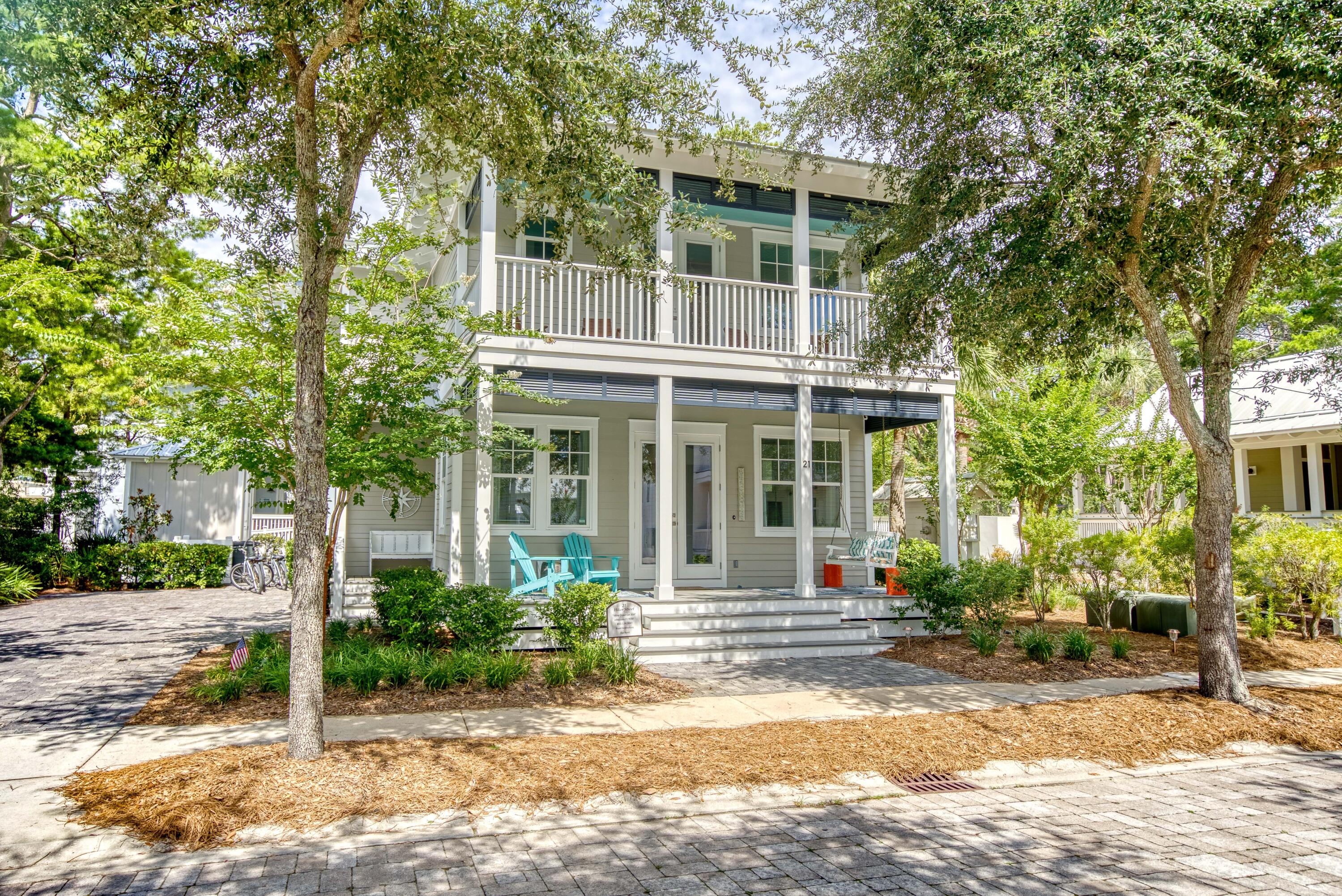 Incredible opportunity to own the perfect beach house in one of the fastest-growing parts of 30A, Greenway Park! This move-in-ready vacation home is conveniently located by Seagrove's newest beach access off Eastern Lake Rd and 30A's latest dining and shopping experience Greenway Station, featuring some of 30A's most sought-after restaurants and shops! No detail was overlooked when designing and constructing this home. The home features hardwood floors through out, beautiful custom cabinetry, quartz countertops, gas range with pot filler, and tiled bathrooms with frameless glass door showers to name a few! The home also offers incredible outdoor spaces with covered balconies and porches! Just steps from the community pool! Don't miss the opportunity to view this home in person!