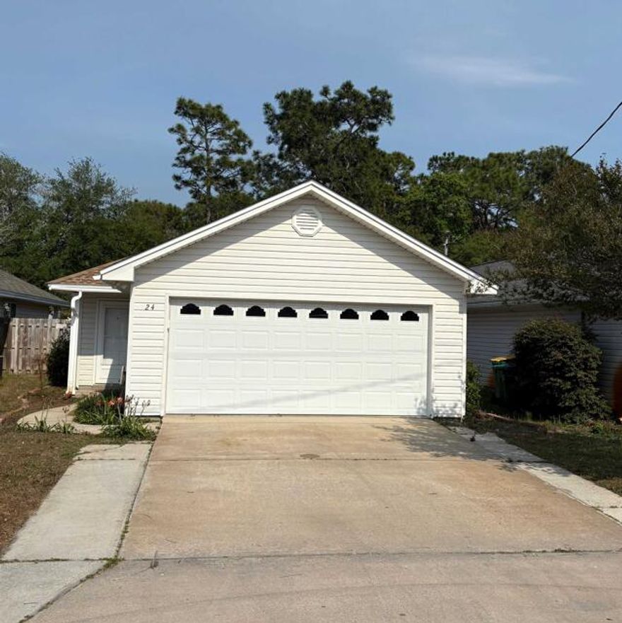 Home has been completely remodeled. All work was done prior to listing. Roof, paint, carpet, appliances, plumbing. Adorable 3br 2BA in Shalimar Cottages with private community park directly behind the home. Enjoy this turn key home immediately and start building equity. New owner will enjoy the close proximity to schools, hospital and Eglin AFB.