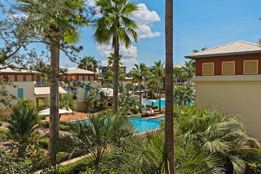 Financing fell through. Owner's are very motivated. Here is a wonderful opportunity to own a spacious, beautiful 4 bedroom, 3 -1/2 bath beach getaway in popular Sable Pointe Condos in Seacrest Beach. Overlooking the resort style 12,000 square foot pool, this unit is on the second floor of the building and is in pristine condition. The open floor plan boasts wonderful kitchen with granite counter tops, stainless steel appliances and central island with breakfast bar. The ample sized living and dining space leads to huge covered outdoor balcony, the perfect spot to sit back and enjoy the views. The master bedroom offers relaxing bath, with soaking tub and separate shower. Additional guest rooms make this a perfect vacation home for friends, family as well as rental opportunity.