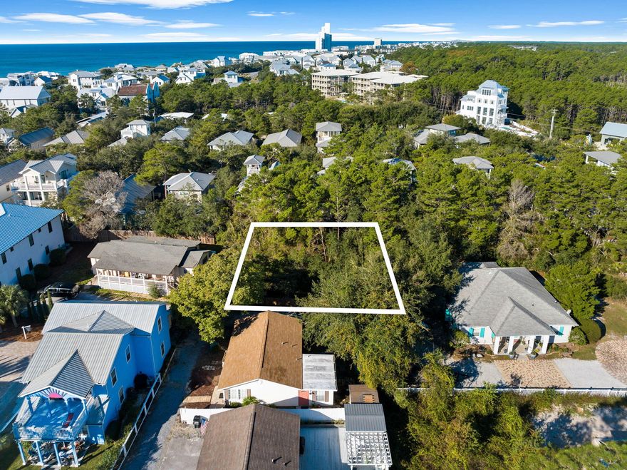 Nestled in the heart of Seagrove Beach, this vacant lot on Brown Street offers an exceptional opportunity to create your dream home or investment property. Situated south of Scenic Highway 30A, the property is ideally positioned for easy access to the stunning beaches of the Gulf of Mexico and the tranquil waters of Eastern Lake. With its generous dimensions spanning approximately 0.13 acres, this lot provides ample space to bring your vision to life, whether it's a beach retreat or a family home. The location combines natural beauty with convenience, surrounded by the charm and vibrancy of communities like Seagrove and Seaside, offering an array of boutique shops, renowned restaurants, and cultural attractions. This property offers the perfect setting to enjoy everything the Emerald Coast has to offer. Reach out to us today for more information. 