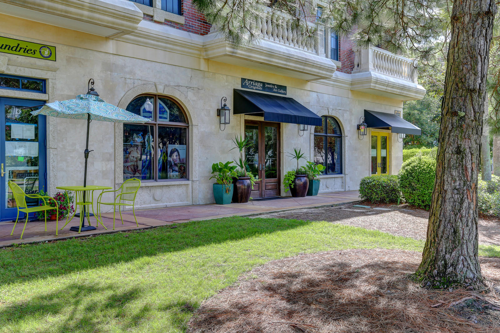 This commercial class A condo is located in the Village of South Walton 'town center'' of Seacrest Beach, which is between Alys Beach and Rosemary Beach. This space has a lot of foot traffic and is strategically located near other businesses that attract consumers. There is both a front and rear entrance as well as a parking lot in back. The current set up has part retail showcase and part workshop with a full kitchen, a bathroom and an office/storage area.