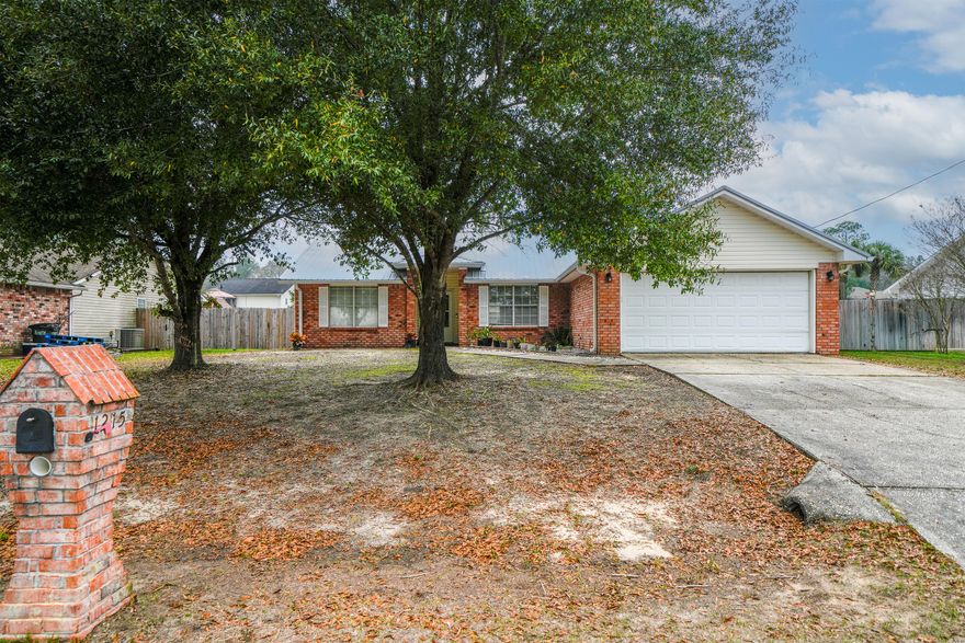 Well-located brick home offered As-Is, presenting a great opportunity for investors or buyers looking to add value. This 3-bedroom, 2-bath property is located south of I-10 and convenient to shopping, dining, and major commuting routes. Recent updates include new gutters installed in 11/2025, a water heater replaced in 2023, and new GFCI outlets and outdoor lighting. The fully fenced backyard features mature azalea bushes, offering a pleasant outdoor setting. The home needs some TLC, but with solid construction and key updates already completed, it offers strong potential in a desirable location close to everything Crestview has to offer.All measurements, including square footage, are approximate and not guaranteed. Buyer to verify if important.