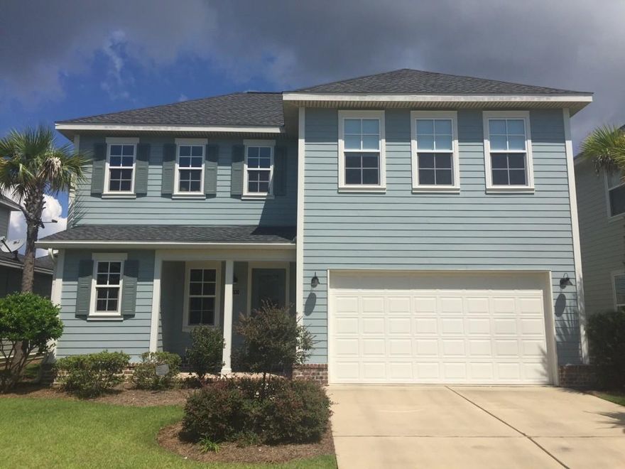 Most everyone knows about Church Street Village. This is a 1-owner, like-new property! Farah floor plan - two master suites, along with a large 4th bedroom/flex room. House was CO'd in June of 2016. Custom light fixtures from West Elm & Schoolhouse Electric, along with touches from Anthropology. This is not your Lowe's or Home Depot outfitted home. Core-Tec wood floors downstairs, wood treads on the stairs, ceramic tile (bathrooms & laundry), plush carpet in the bedrooms and upstairs hall. Quartz counter-top in the kitchen dressed with custom white subway tile back-splash. 9 ft ceilings and 8 ft doors. Large walk-in master closet. 2-car garage. CSV is just 1-mile to the Bay & 2-miles to the Gulf of Mexico (Gulf Place, Dune Allen area), but is positioned in a flood Zone ''X''. Located in the heart of Santa Rosa Beach." Church Street Village is the most attractive community in Santa Rosa Beach, at this price point. HOA dues are only $200 per month for all the amenities.