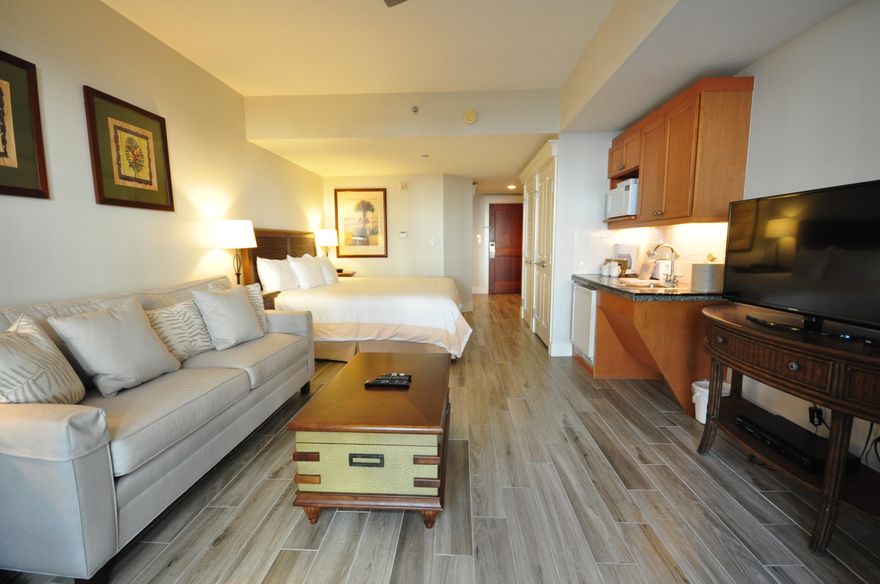 Bayfront studio with balcony located on the 2nd floor of Lasata. This A rated property is on the Sandestin Rental Program with updated porcelain plank tile, new sleeper sofa, king size bed, and a large flat screen tv. Fully furnished and rental capable. This condo has direct access to the Grand Gardens, pool, fitness center and Village of Baytowne Wharf without having to use an elevator or stairs. Lasata is located within the Grand Complex which is adjacent to the Village of Baytowne Wharf, a pedestrian market place that hosts a variety of dining and shopping venues as well as day & night activities. Owners and their guests have access to the private Solstice Club, featuring grills, screened porch with gas fireplace, indoor bar, flat screen TV and comfortable seating inside & out.