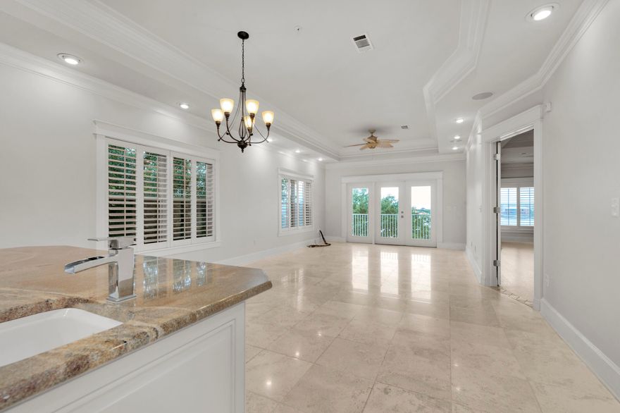 Don't pass up on the opportunity to purchase this top floor WATERFRONT condo in downtown Fort Walton Beach! Arrive on the 3rd floor and be prepared to be in awe of this unique beautiful 3 bedroom unit. Both spare bedrooms reside at the front of the unit accompanied by a full guest bathroom. One bedroom does have a en suite bathroom. The kitchen has a spacious island with bar sink and gorgeous granite all around. Can't beat the view while cooking dinner! The master bedroom has its own view and separate access to the balcony, Master bath has been fully renovated totaling just over $75k. It features an abundance of cabinet space and big walk in shower! Each unit has its own boat slip, 1 covered parking spot, and 1 uncovered spot. Along with guest parking. Schedule your showing today!