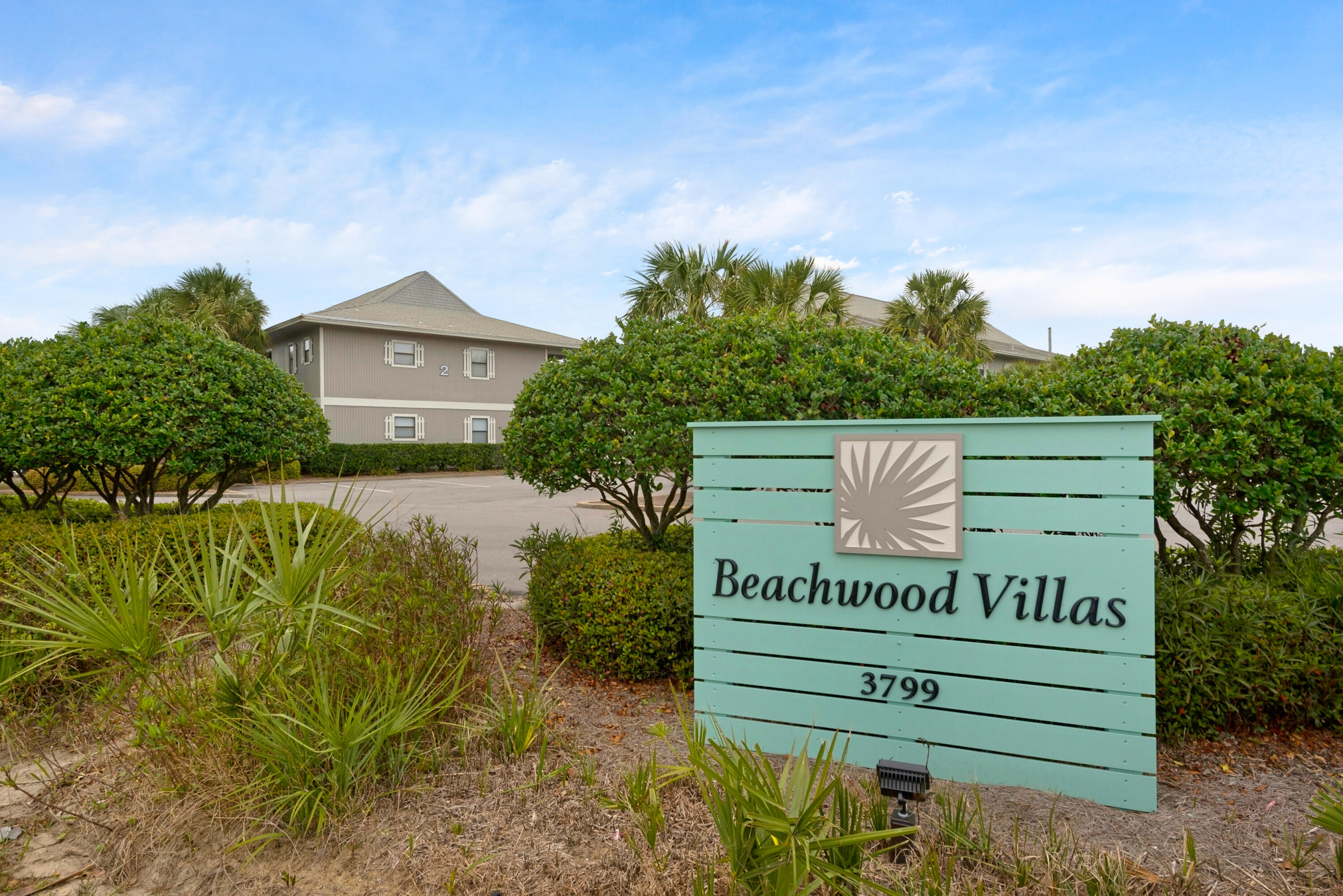 Located in the heart of Seagrove! Beachwood Villas is only steps to the beautiful beaches on the Gulf of Mexico with two public accesses. This updated 1 Bedroom ground floor unit has 2 bunks and a full bath. Upgrades include new kitchen cabinets, granite countertops, and bathroom vanity and a large outdoor balcony leading to private green space area. Amenities include 2 pools with one being heated. This subdivision is a community within itself. With green spaces, pathways, tennis courts, shuffleboard, and children's playground. Beachwood Villas has it all.  Rental ready and rental projections at $35,000.