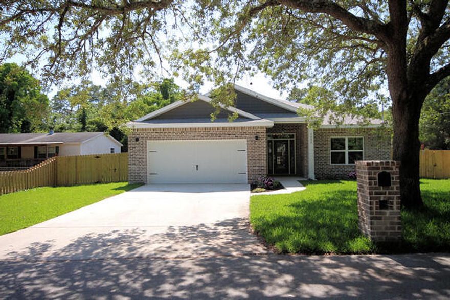 New Construction home - buyer may select some colors & finishes if they haven't been ordered at the time of an offer. Home is situated on a large lot in well established Poquito Bayou. Located minutes away from Eglin AFB and 15- 20 minutes from Hurlburt Field. Poquito Bayou boasts a public park with boat launch right down the road. This is a 5 bedroom, 3 bathroom home with office off the main bedroom. Open concept living area with large kitchen center island & dining area. Home will have tile throughout living areas and bathrooms, carpet in bedrooms, soft close cabinetry, marble/granite counters and stainless appliances. 1 year builder warranty and termite bond provided at closing. Estimated Completion Date is on or before March 31, 2023. Finished photos of similar home same floor plan