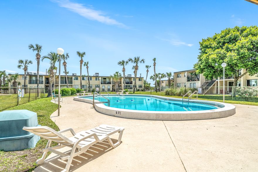 Come and see this completely furnished unit in the waterfront condo complex of Sea Palms. Enjoy poolside views from your private balcony on this second floor unit. There are hurricane shutters installed, along with high-impact windows and sliders. This well-maintained two bedroom, one bathroom condo is located close to downtown Fort Walton, including restaurants, shopping, and both military bases.